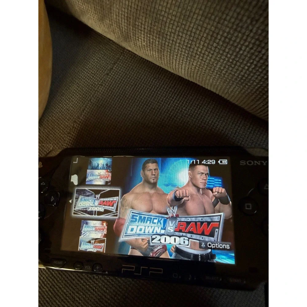 Sony PSP 1000 Handheld Console Black Original Model Video Game System Bundle